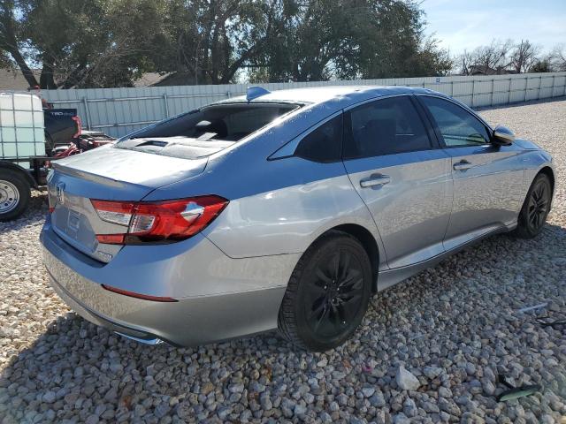 1HGCV3F11MA012966 - 2021 HONDA ACCORD HYBRID SILVER photo 3