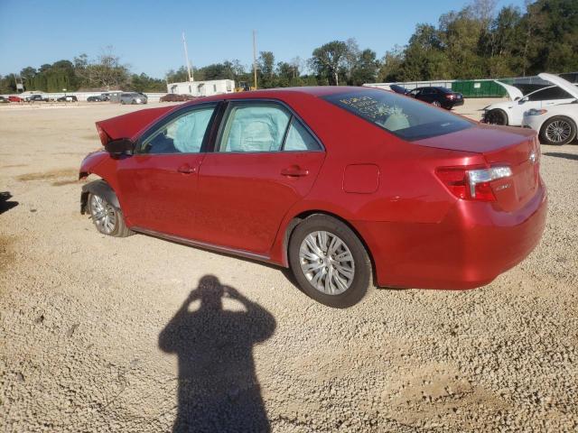 4T1BF1FKXCU544360 - 2012 TOYOTA CAMRY LE/X BASE RED photo 2