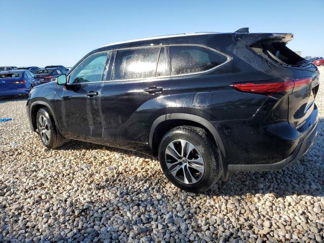 5TDGZRBH8MS123348 - 2021 TOYOTA HIGHLANDER XLE BLACK photo 2