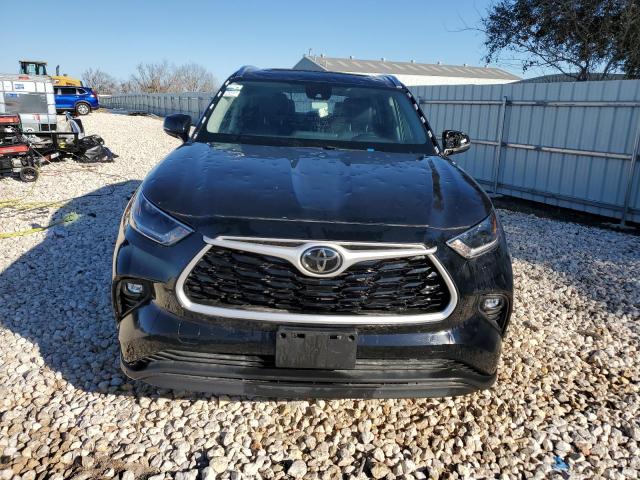 5TDGZRBH8MS123348 - 2021 TOYOTA HIGHLANDER XLE BLACK photo 5