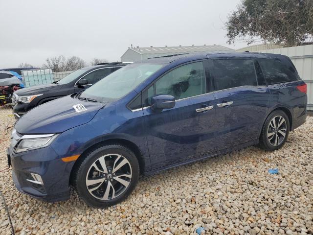 5FNRL6H92KB027872 - 2019 HONDA ODYSSEY ELITE Blau Foto 1