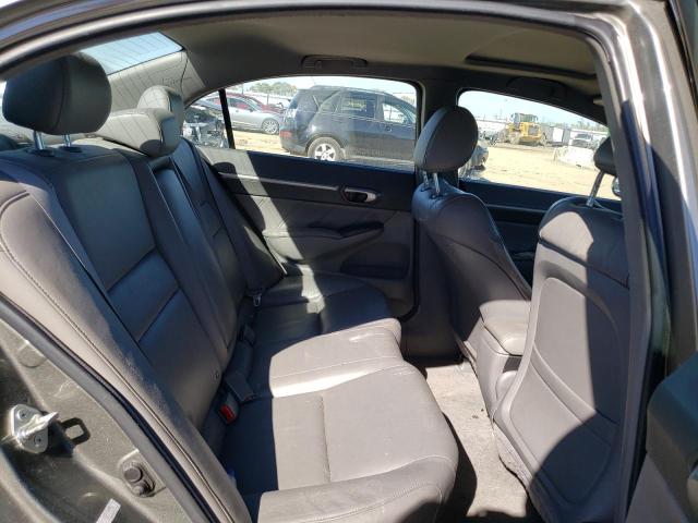 1HGFA16978L095381 - 2008 HONDA CIVIC EXL ნაცრისფერი ფოტო 10