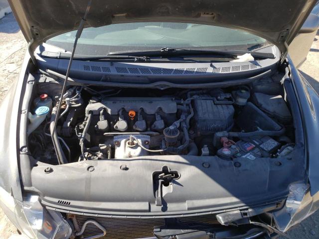 1HGFA16978L095381 - 2008 HONDA CIVIC EXL ნაცრისფერი ფოტო 11