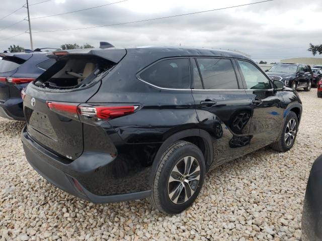 5TDGZRAH1MS058506 - 2021 TOYOTA HIGHLANDER XLE BLACK photo 3