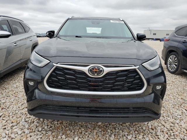5TDGZRAH1MS058506 - 2021 TOYOTA HIGHLANDER XLE BLACK photo 5