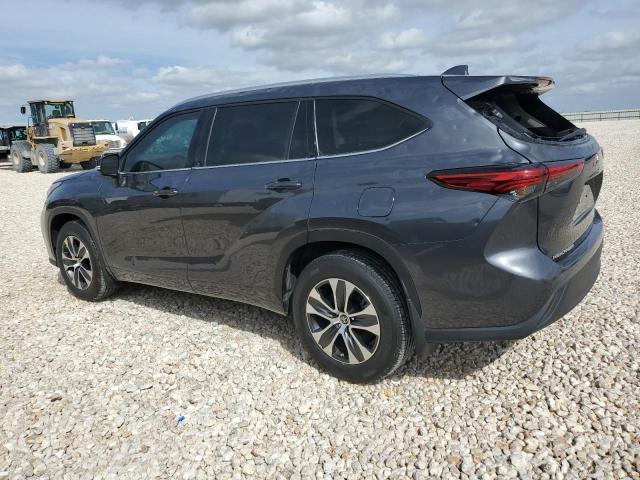 5TDGZRAH6MS035741 - 2021 TOYOTA HIGHLANDER XLE GRAY photo 2