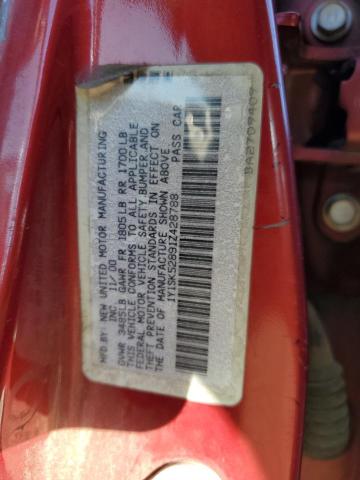 1Y1SK52891Z428788 - 2001 CHEVROLET GEO PRIZM BASE BURGUNDY photo 12