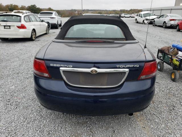 1C3EL55R35N653275 - 2005 CHRYSLER SEBRING TOURING BLUE photo 6