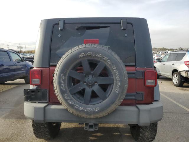 1J4GA39188L645637 - 2008 JEEP WRANGLER U X RED photo 6