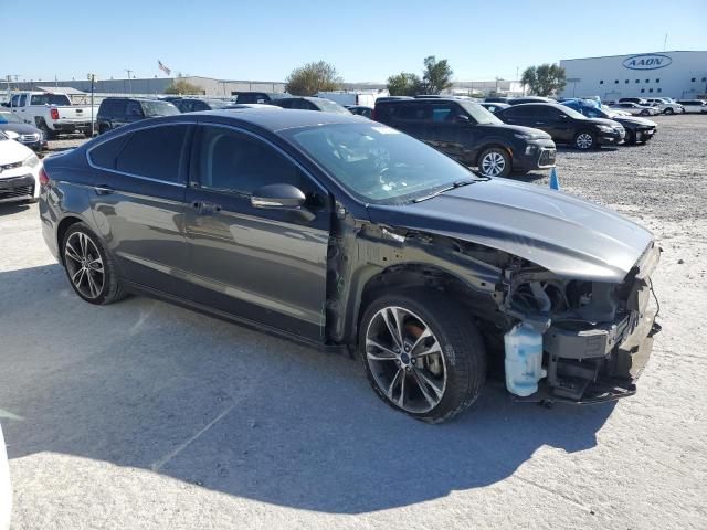 3FA6P0K96HR117357 - 2017 FORD FUSION TITANIUM GRAY photo 4