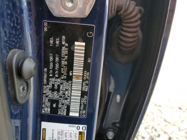 JTEMU5JR6M5859470 - 2021 TOYOTA 4RUNNER SR5/SR5 PREMIUM 蓝色 照片 13