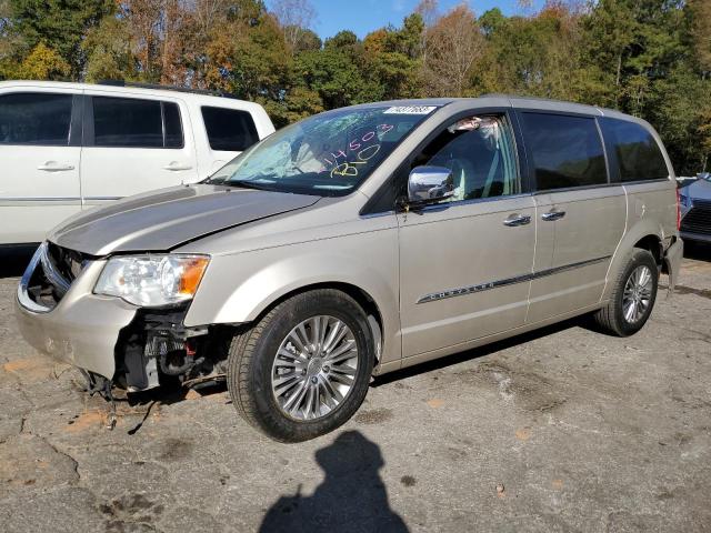 2C4RC1CG3DR614503 - 2013 CHRYSLER TOWN & COU TOURING L GOLD photo 1