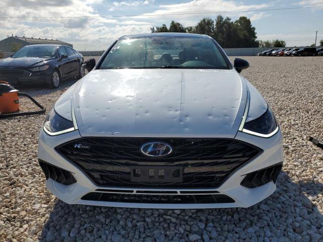 5NPEK4JC7MH129135 - 2021 HYUNDAI SONATA N LINE WHITE photo 5