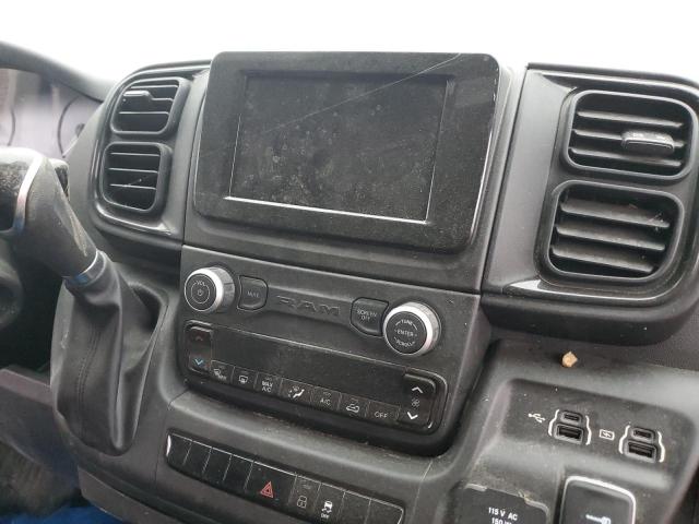 3C6LRVAG5NE100595 - 2022 RAM PROMASTER 1500 STANDARD BLACK photo 9