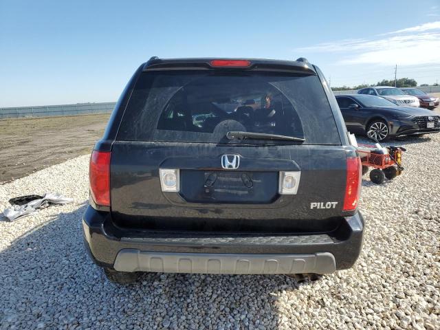 5FNYF186X5B010186 - 2005 HONDA PILOT EXL BLACK photo 6