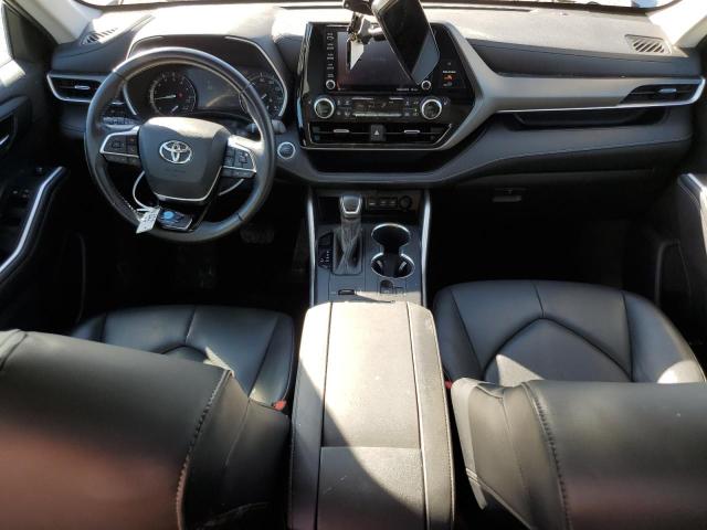 5TDGZRAH2LS506248 - 2020 TOYOTA HIGHLANDER XLE SILVER photo 8