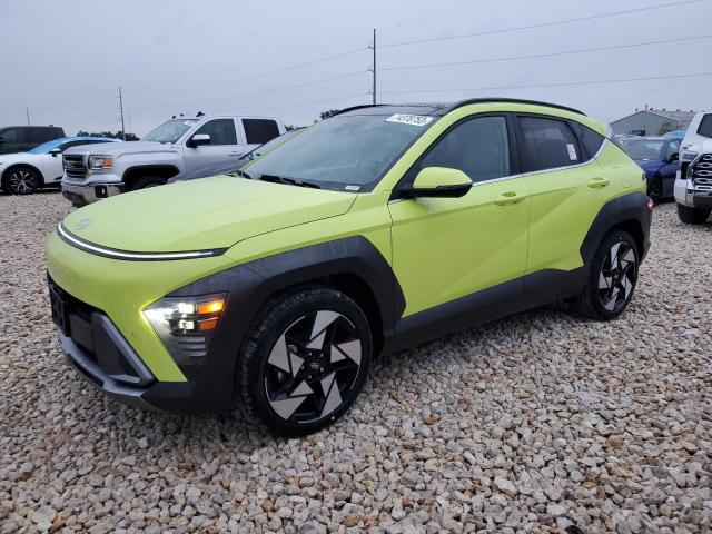 KM8HE3A38RU032906 - 2024 HYUNDAI KONA LIMITED GREEN photo 1