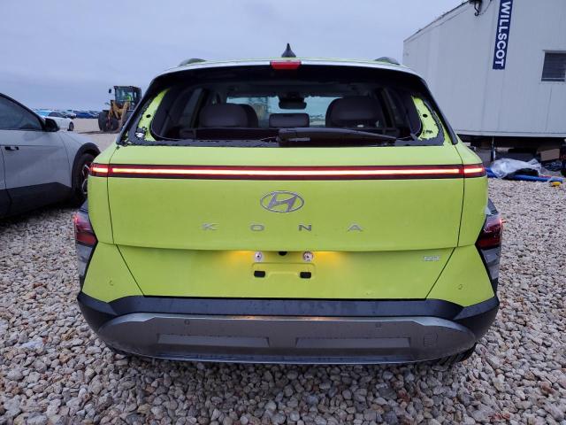 KM8HE3A38RU032906 - 2024 HYUNDAI KONA LIMITED GREEN photo 6