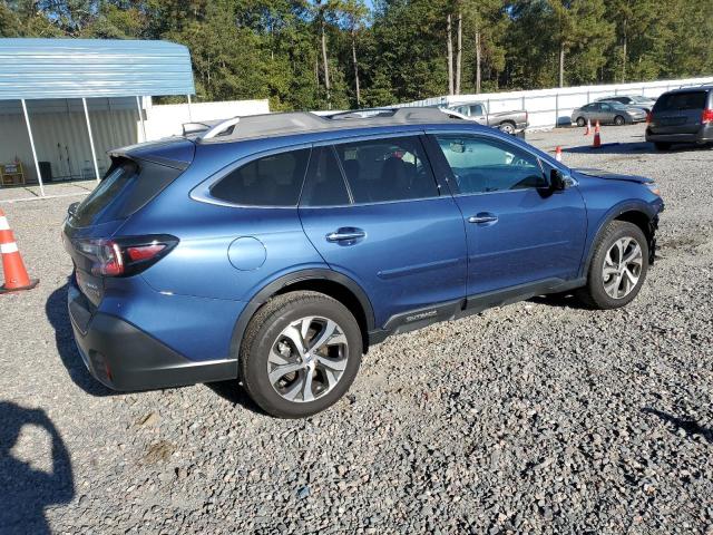 4S4BTGPD0M3107616 - 2021 SUBARU OUTBACK TOURING BLUE photo 3