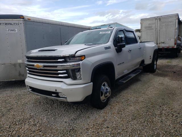 1GC4YVEYXMF159827 - 2021 CHEVROLET SILVERADO K3500 HIGH COUNTRY WHITE photo 1