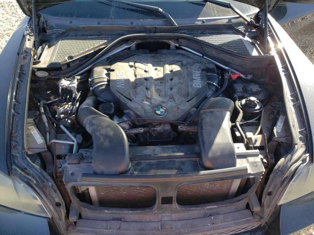 5UXFG83599LZ93875 - 2009 BMW X6 BLACK photo 12