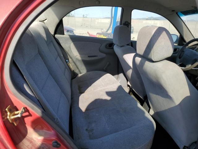 KLATA52611B659498 - 2001 DAEWOO LANOS S Rojo foto 10