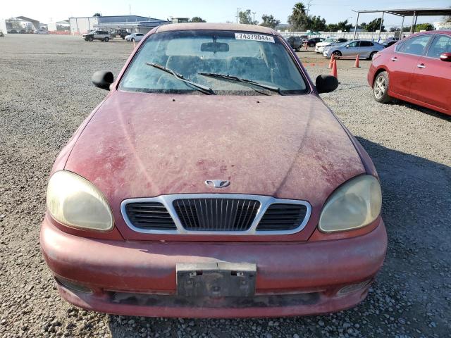 KLATA52611B659498 - 2001 DAEWOO LANOS S Rojo foto 5
