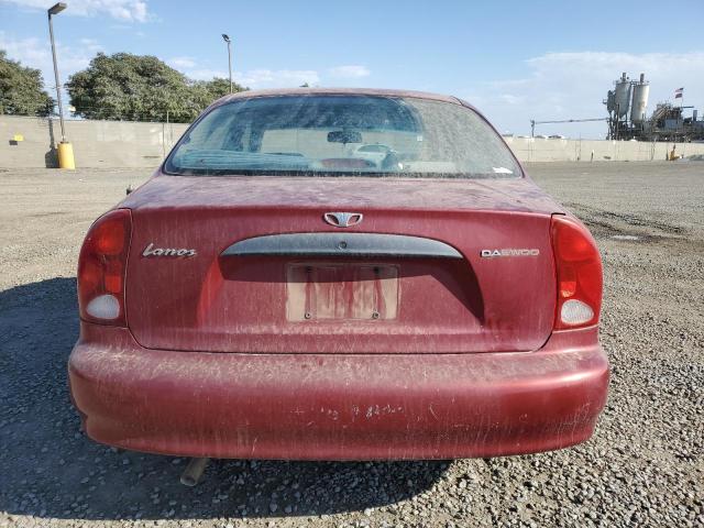 KLATA52611B659498 - 2001 DAEWOO LANOS S Rojo foto 6