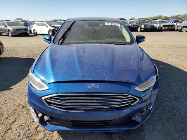 3FA6P0RU9JR231742 - 2018 FORD FUSION TITANIUM/PLATINUM HEV BLUE photo 5