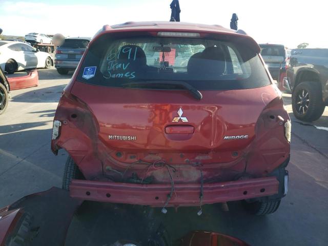 ML32A3HJ8HH003622 - 2017 MITSUBISHI MIRAGE ES RED photo 6