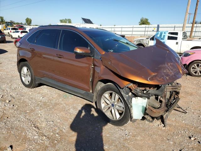 2FMPK3J89HBC31175 - 2017 FORD EDGE SEL BROWN photo 4