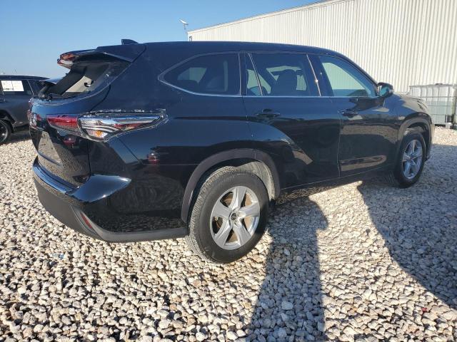 5TDCZRAH8LS502557 - 2020 TOYOTA HIGHLANDER L BLACK photo 3