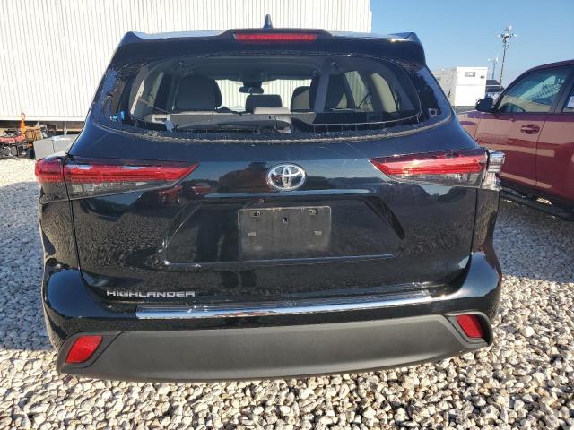 5TDCZRAH8LS502557 - 2020 TOYOTA HIGHLANDER L BLACK photo 6