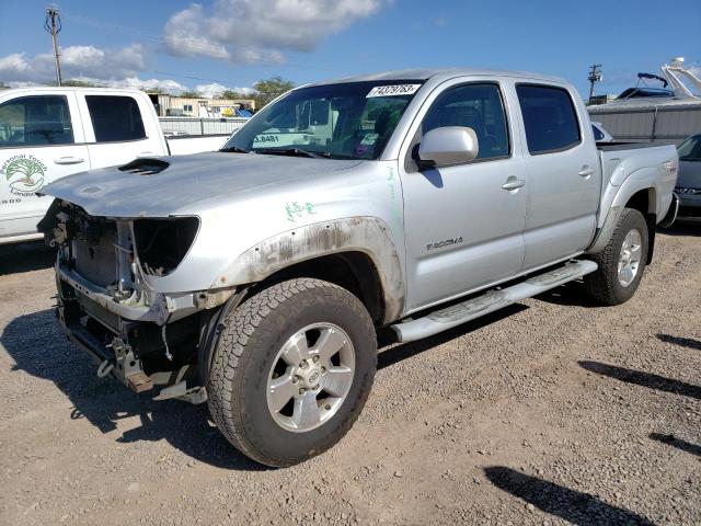 5TEJU62N79Z616232 - 2009 TOYOTA TACOMA DOUBLE CAB PRERUNNER SILVER photo 1