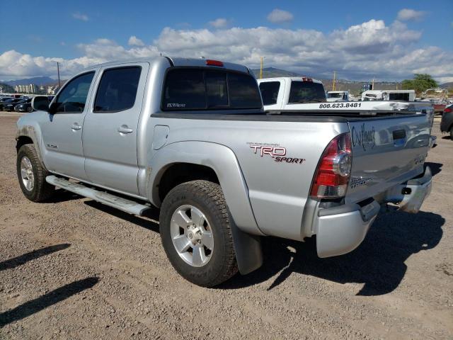 5TEJU62N79Z616232 - 2009 TOYOTA TACOMA DOUBLE CAB PRERUNNER SILVER photo 2