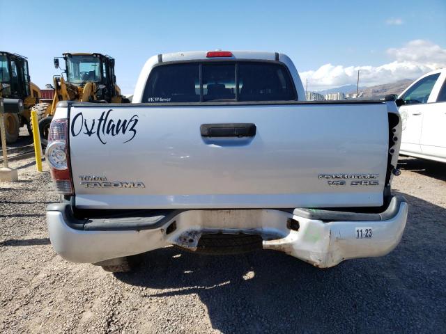 5TEJU62N79Z616232 - 2009 TOYOTA TACOMA DOUBLE CAB PRERUNNER SILVER photo 6