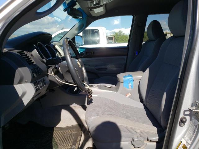 5TEJU62N79Z616232 - 2009 TOYOTA TACOMA DOUBLE CAB PRERUNNER SILVER photo 7