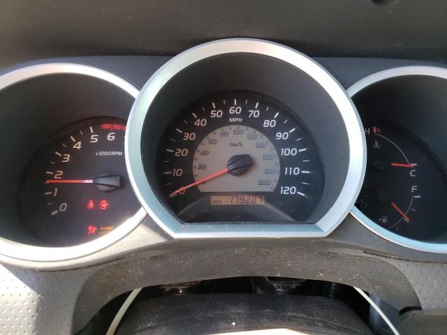 5TEJU62N79Z616232 - 2009 TOYOTA TACOMA DOUBLE CAB PRERUNNER SILVER photo 9