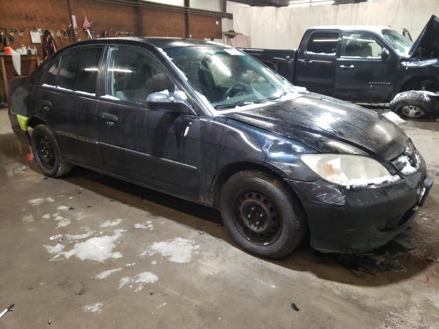 2HGES16335H512265 - 2005 HONDA CIVIC DX VP BLACK photo 4