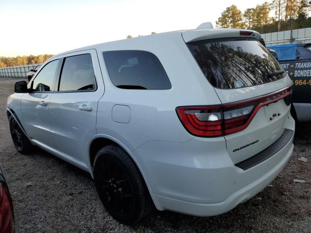 1C4RDHDG1LC307343 - 2020 DODGE DURANGO GT WHITE photo 2