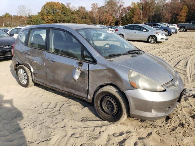 JHMGD38477S046062 - 2007 HONDA FIT SILVER photo 4