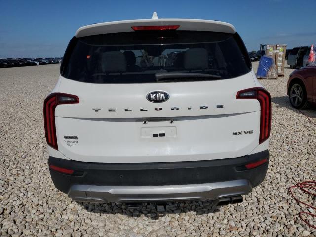 5XYP5DHC1LG087122 - 2020 KIA TELLURIDE SX WHITE photo 6