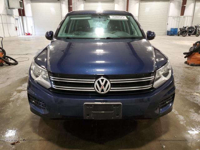 WVGBV7AX1CW570097 - 2012 VOLKSWAGEN TIGUAN S BLUE photo 5