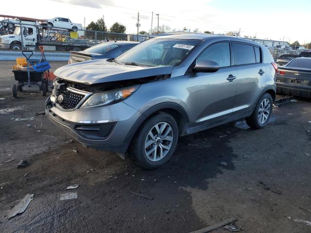 KNDPB3AC5E7596336 - 2014 KIA SPORTAGE BASE SILVER photo 1