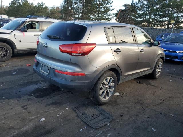 KNDPB3AC5E7596336 - 2014 KIA SPORTAGE BASE SILVER photo 3