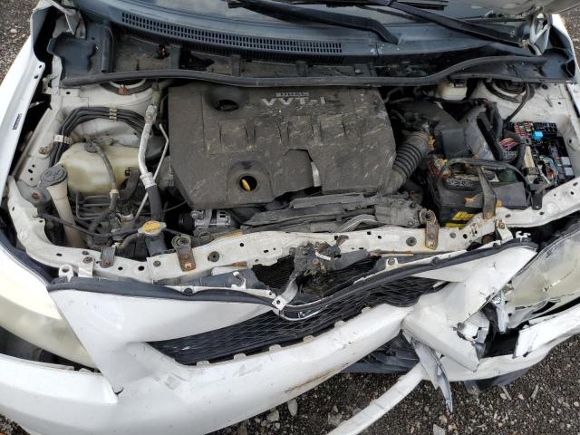 2T1BU4EE9AC396106 - 2010 TOYOTA COROLLA LE BASE WHITE photo 11