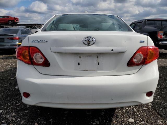 2T1BU4EE9AC396106 - 2010 TOYOTA COROLLA LE BASE WHITE photo 6