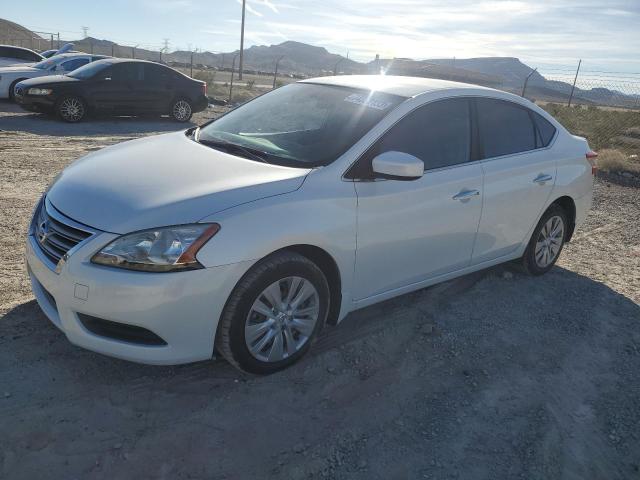 3N1AB7AP5DL766322 - 2013 NISSAN SENTRA S WHITE photo 1