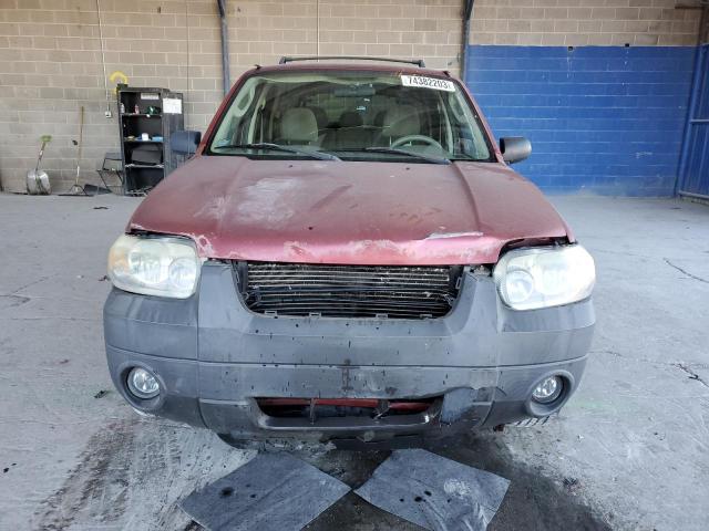 1FMCU93115KC94459 - 2005 FORD ESCAPE XLT BURGUNDY photo 5