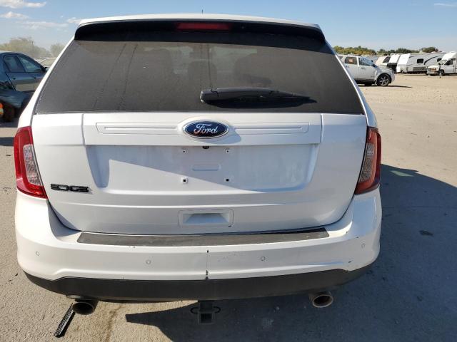 2FMDK4JC2DBC47242 - 2013 FORD EDGE SEL WHITE photo 6